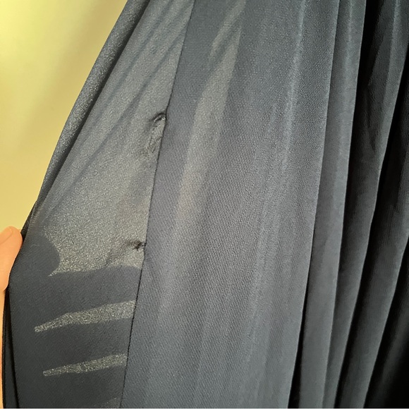 Dress The Population Ella Chiffon Maxi Strapless Dress Women’s Size Large NWT - Picture 7 of 10